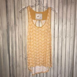 Lilka (Anthropologie) Elephant Print Tank